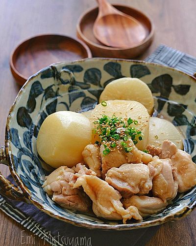 レンジで！大根と鶏肉の煮物【作り置きに！】﻿
