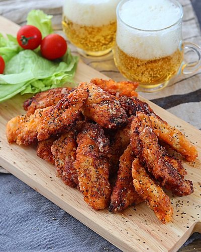 鶏むね肉１枚で！衣が激うま！スパイシーフライドチキン