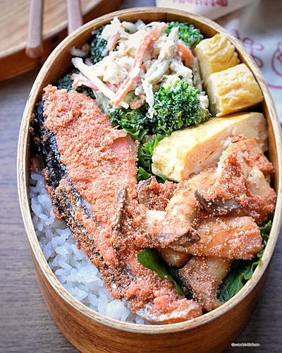 鮭の旨辛ダレ漬け