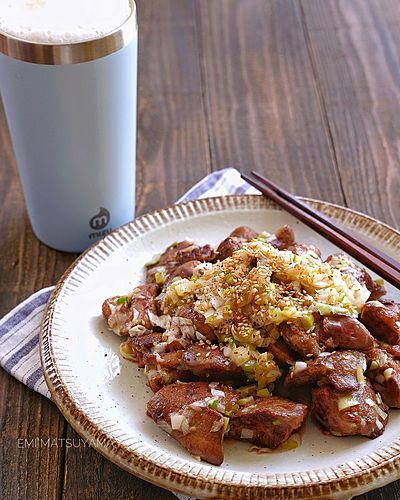 レバーの旨ネギ塩レモン﻿