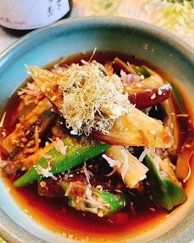 夏野菜の煮浸し