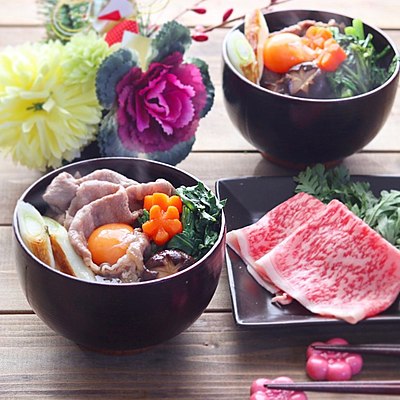 牛すきそばレシピ