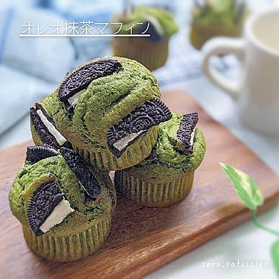オレオ抹茶マフィン