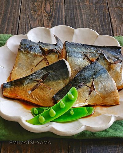 サバのめんつゆレモン煮