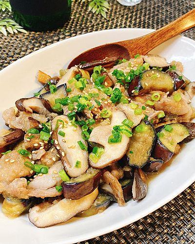豚肉と野菜のみぞれ炒め