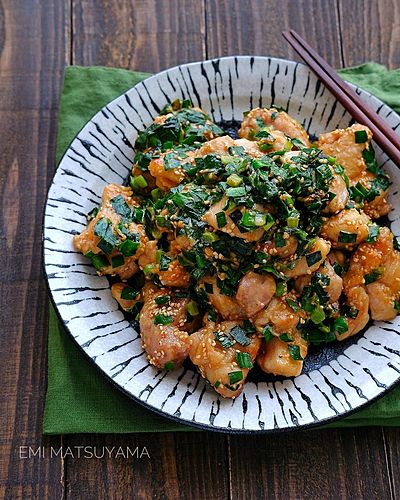 ごまニラ旨味噌マヨチキン﻿