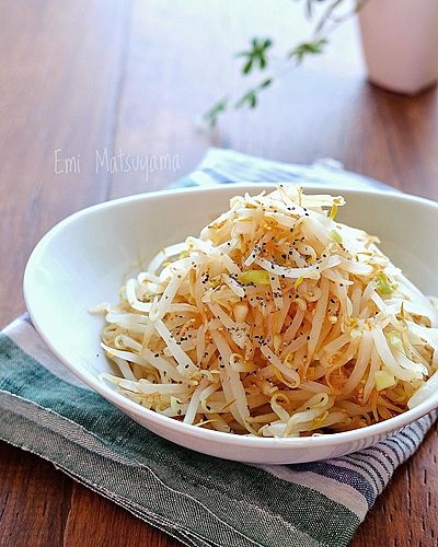 ねぎもやしのやみつき和え﻿