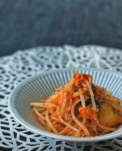 超簡単！コスパ最強！＊もやしとキムチとツナのナムルサラダ＊