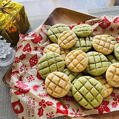 2色！メロンパンクッキー🍈