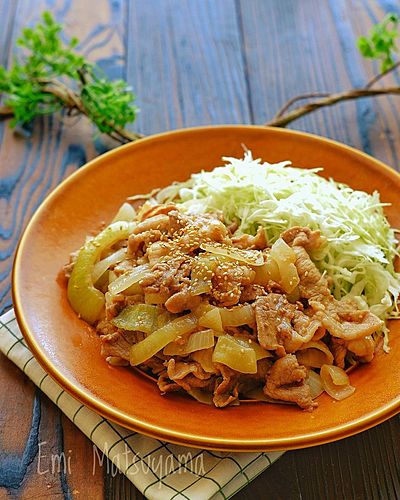 男子受け抜群！！豚こまのスタミナマヨ炒め