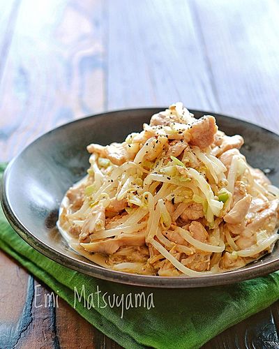 レンチン蒸し鶏ともやしの絶品ねぎマヨだれ和え﻿