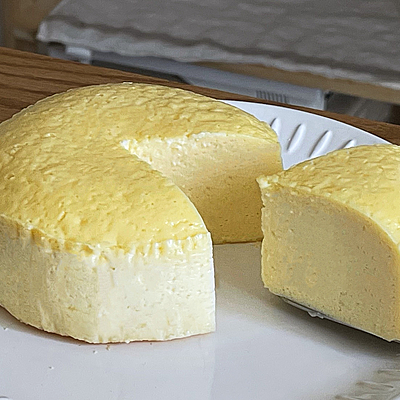 【材料4つ！】水切り不要！ヨーグルトケーキ作り方！