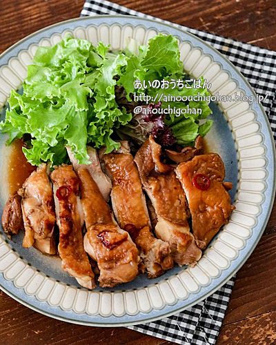 鶏肉のピリ辛ポン酢煮