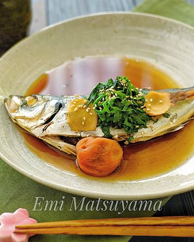 鯵の梅しそ煮＊梅干しで臭みなし！花粉症にも◎