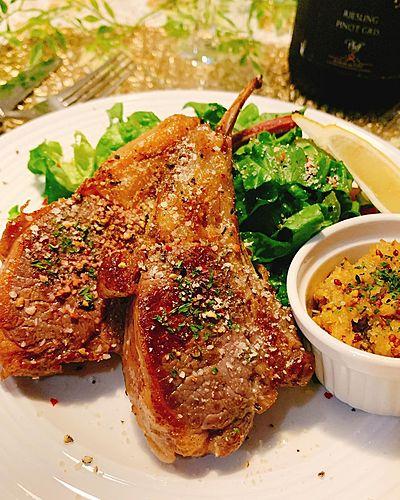 ラムチョップのソテー