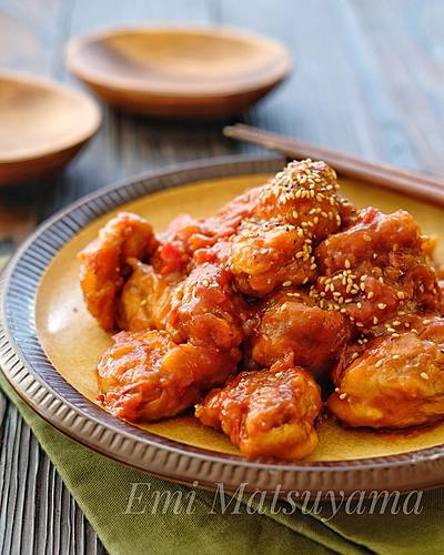 ぽん酢で簡単！＊鶏肉の生トマぽん照り煮＊