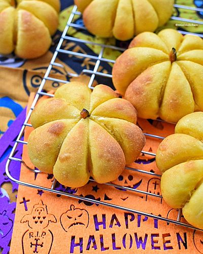 ベーコンチーズのかぼちゃパン