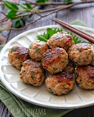 しっかり味付き＊豚しそつくね＊お弁当に◎