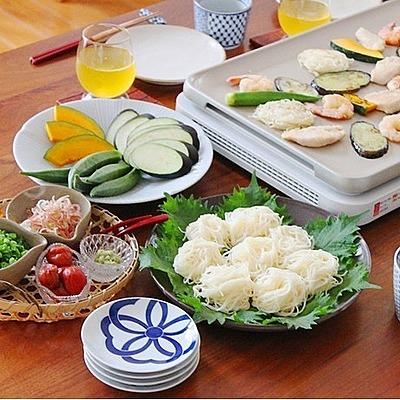 具だくさんのカリカリ焼きそうめん