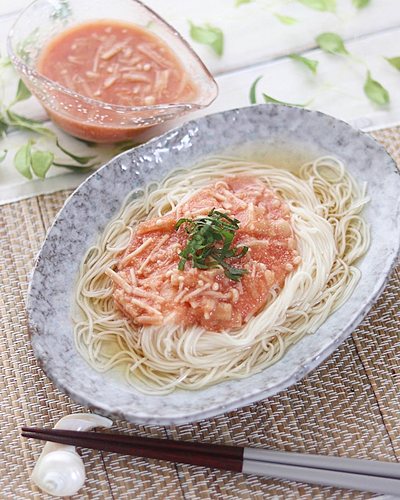 レンジで簡単！！万能！えのき明太子ダレ