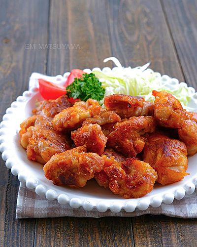 ピリ辛中華風揚げない唐揚げ