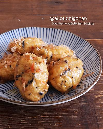 忙しい朝も5分で即でき副菜♡さつま揚げの鰹節香るめんつゆバター