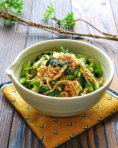 戻し不要　ごまたっぷり小松菜と切り干し大根の即席漬け