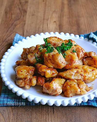 テリッと絶品！ハニーマスタードチキン﻿