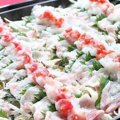 豚と梅おろしのさっぱり蒸ししゃぶ