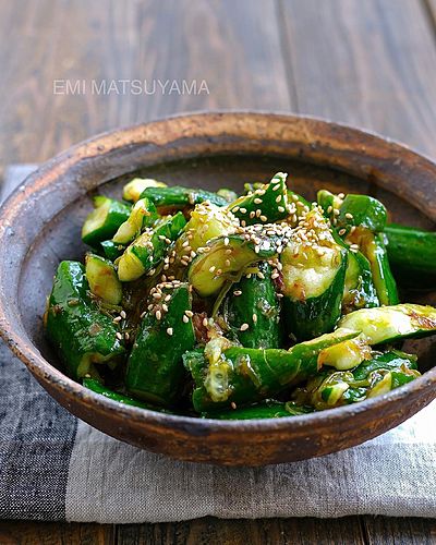 きゅうりとめかぶのおかかぽん酢漬け