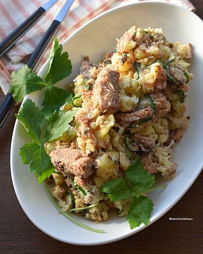 さんま缶deポテトサラダ