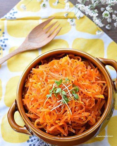 人参のハニーバター炒め