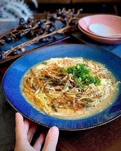 つくし　卵とじ