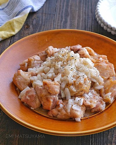 新たまたっぷり！鶏肉のさっぱり甘酢炒め﻿
