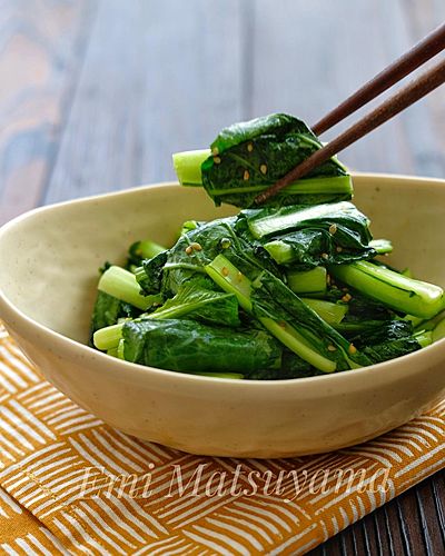 ポリ袋で簡単！＊小松菜の中華風浅漬け＊