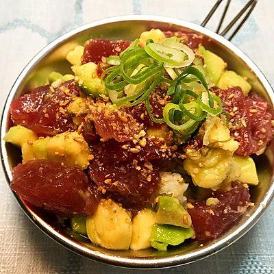 和風アヒポキ丼