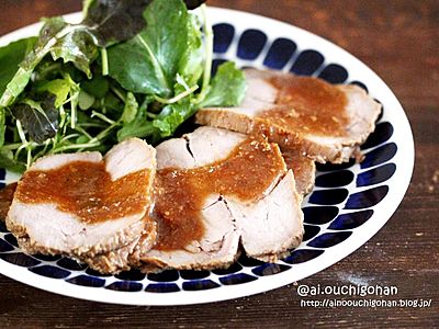 夏休み中のお子様と一緒に作れる♡味付け簡単！レンチンスタミナ味噌チャーシュー
