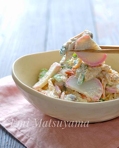 蒲鉾入り具沢山白和え