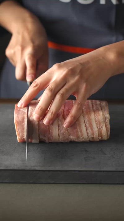 ノンフライヤーで簡単！ゆず香る鶏肉のミートローフ