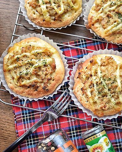 天ぷら粉deツナマヨパン