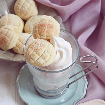 トースターで！可愛い！ちいさなメロンパンクッキー