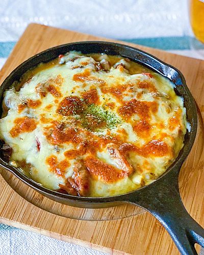 超カンタン！サバ味噌トマトのチーズ焼き