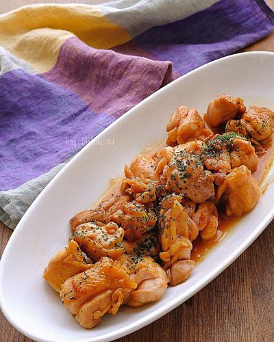 鶏肉のレモンバター照り焼き﻿
