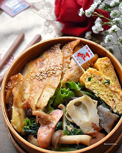 小松菜とウィンナーの中華炒め