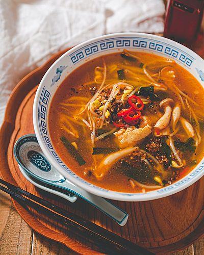 おうちでアジア気分！四川風スープ春雨〜試作