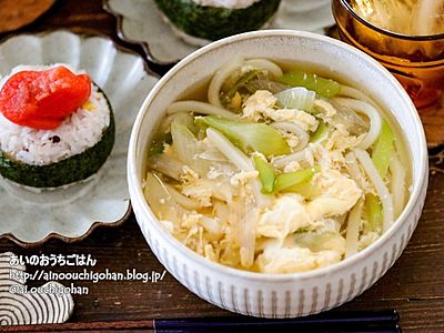 優しい味で朝ごはんにピッタリ♡ふんわりたまごうどん