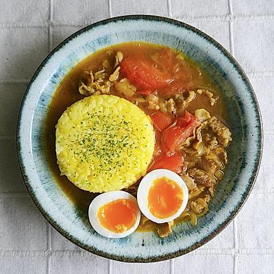豚肉とトマトのヘルシースープカレー
