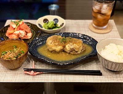 オニオングラタンハンバーグ