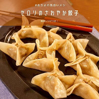 セロリのさわやか餃子