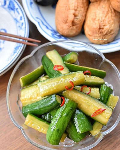 きゅうりの旨辛漬け